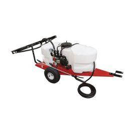 Towable lawn sprayer